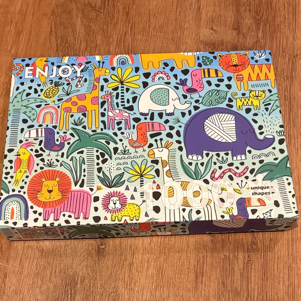 Enjoy Puzzles:Colorful Animal 1000 piece puzzle